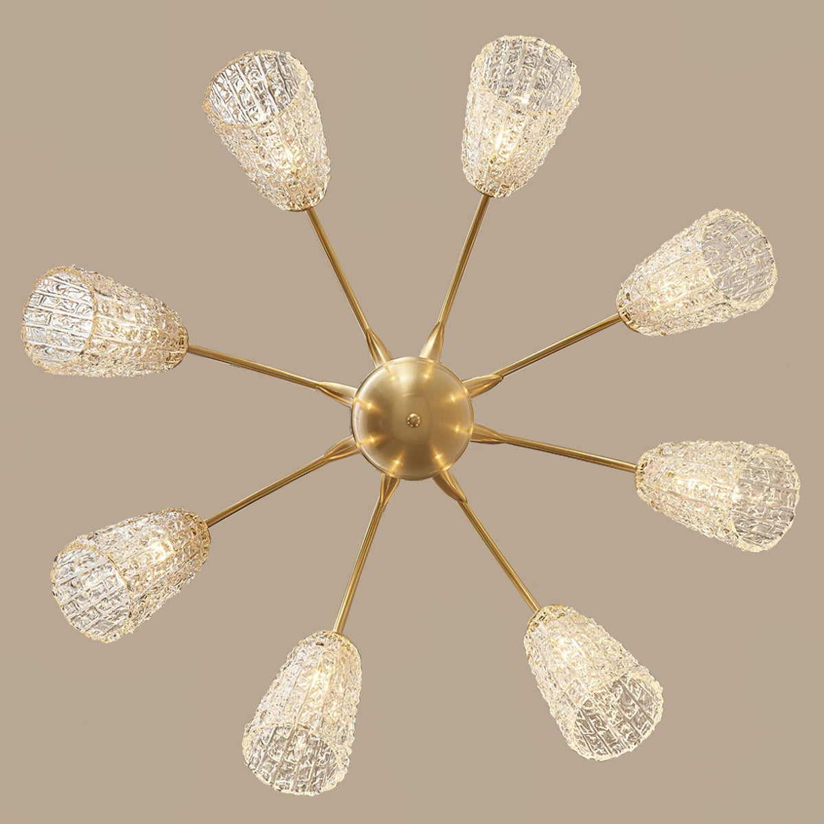 Elarith Glass Chandelier-Moonnatur