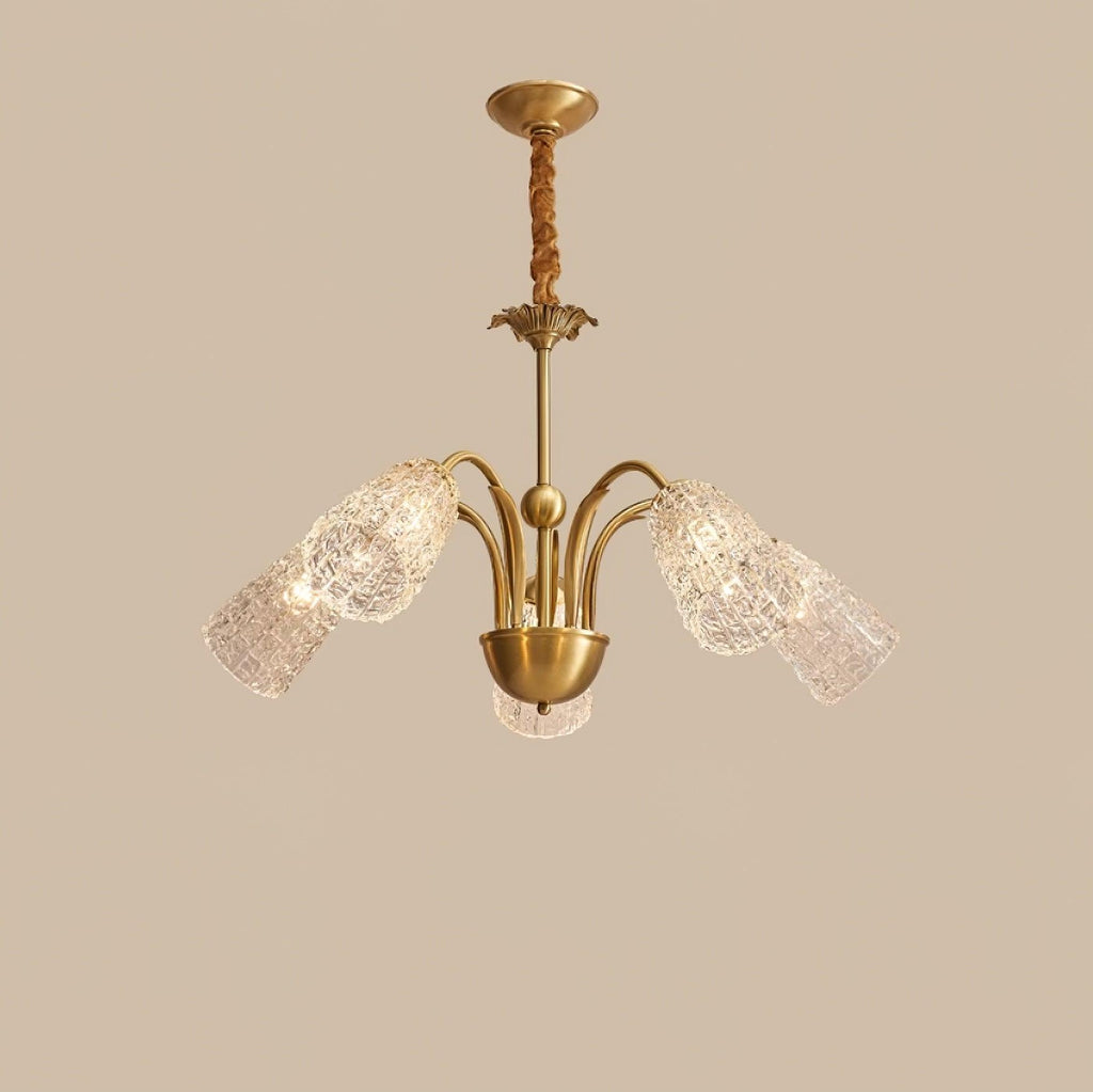 Elarith Glass Chandelier-Moonnatur