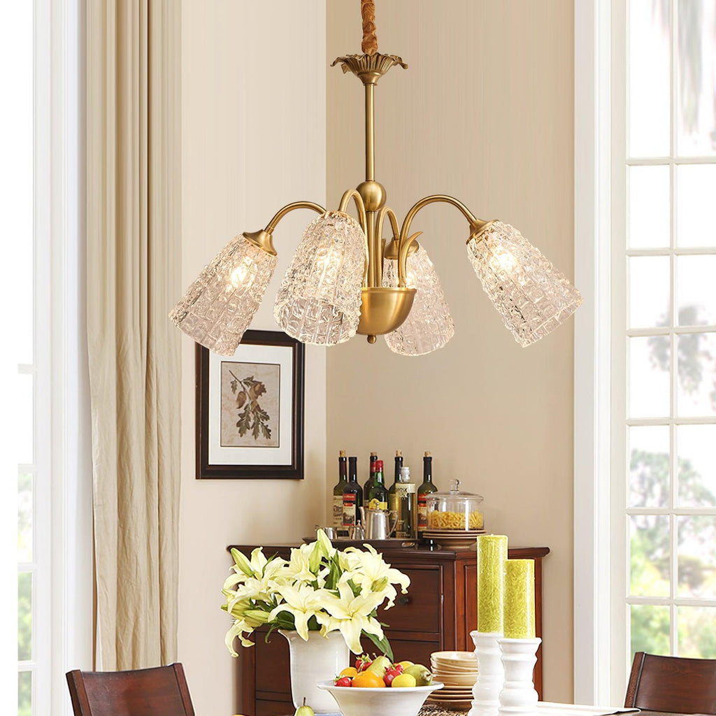 Elarith Glass Chandelier-Moonnatur
