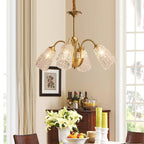 Elarith Glass Chandelier-Moonnatur