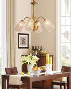 Elarith Glass Chandelier-Moonnatur