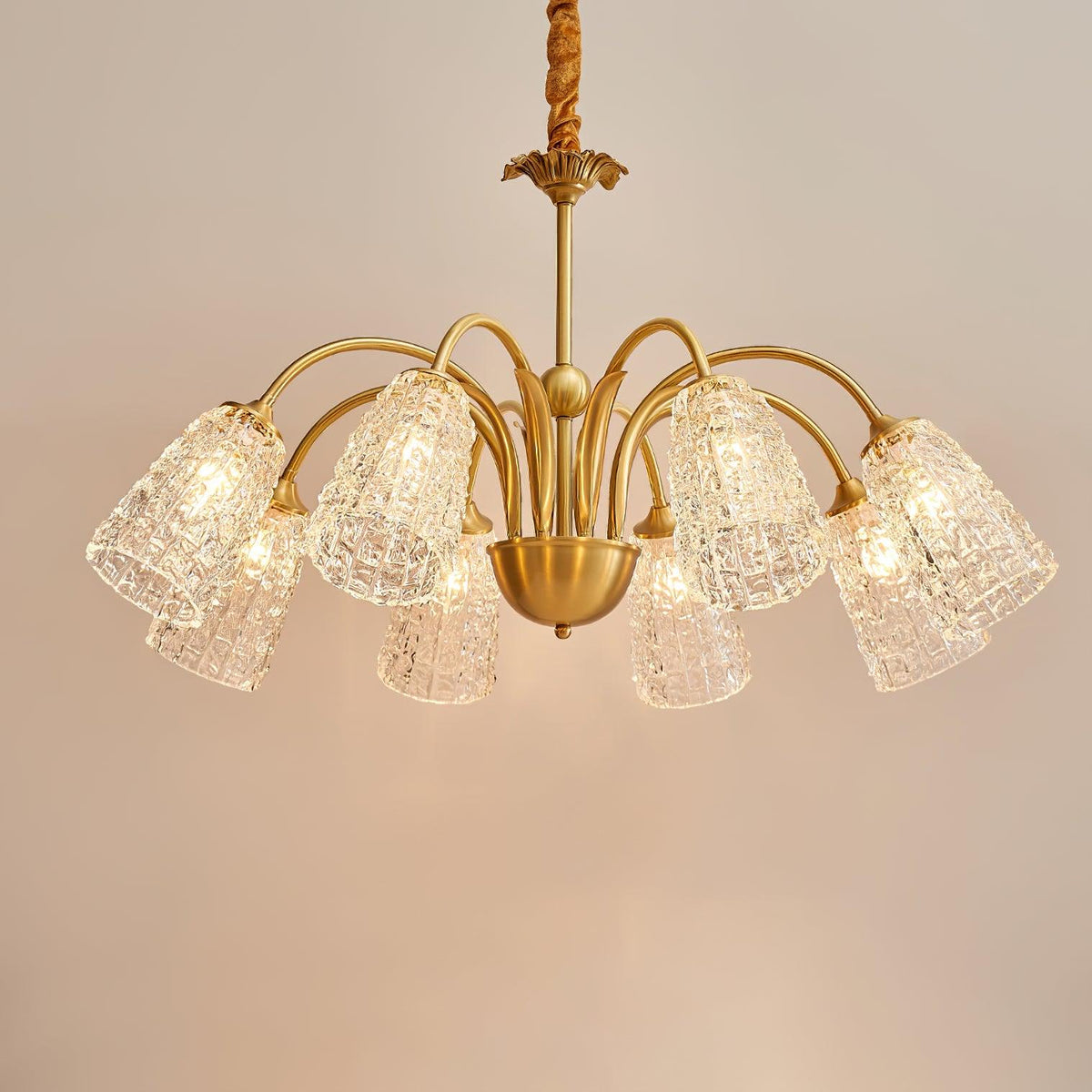 Elarith Glass Chandelier-Moonnatur