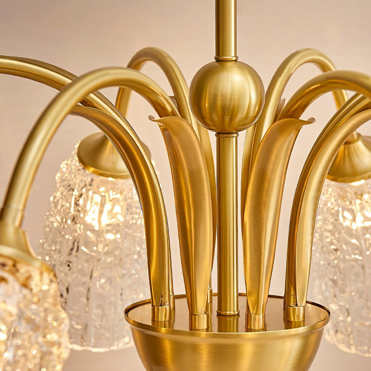 Elarith Glass Chandelier-Moonnatur
