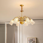 Elarith Glass Chandelier-Moonnatur