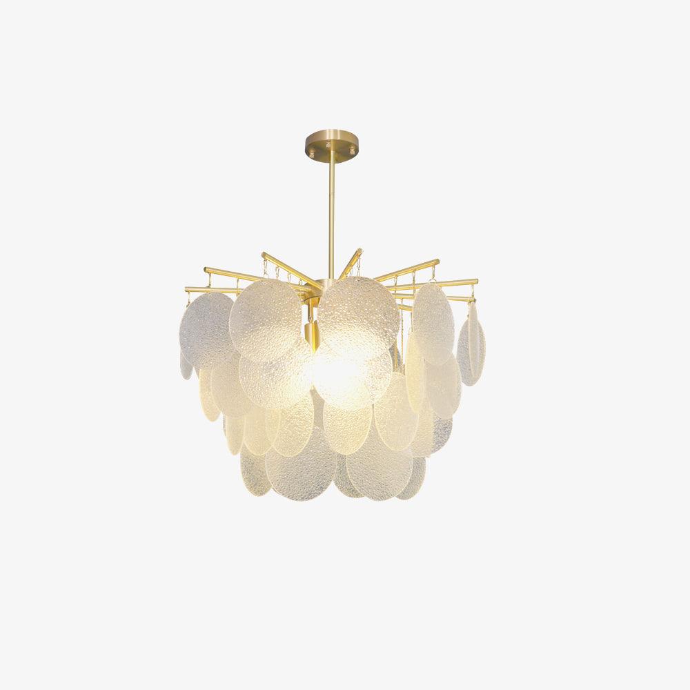 Briavelle Glass Chandelier-Moonnatur