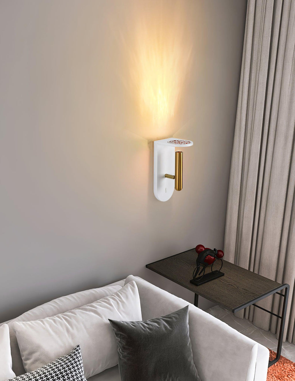 Xerenora Aluminium Wall Light-Moonnatur