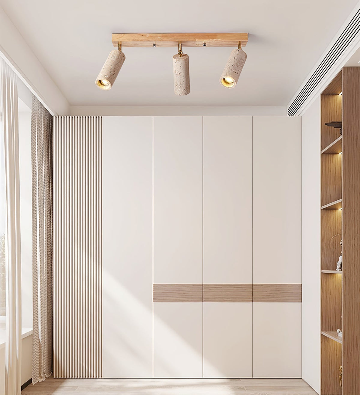 Zorrenden Travertine Track Light-Moonnatur