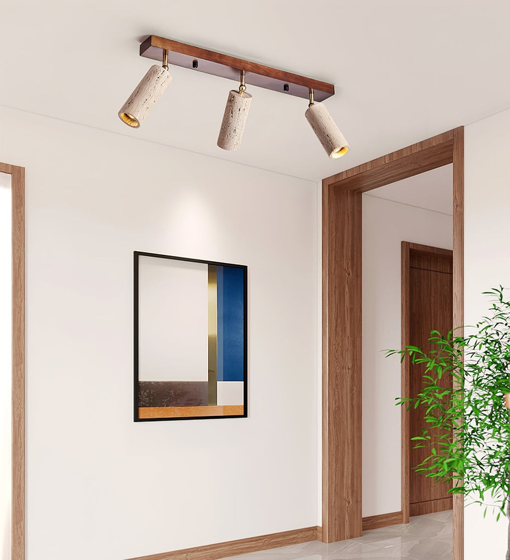 Zorrenden Travertine Track Light-Moonnatur