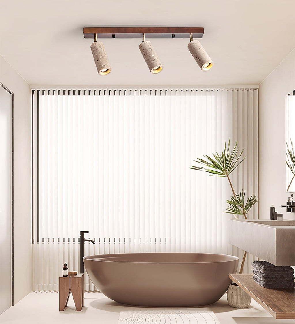 Zorrenden Travertine Track Light-Moonnatur
