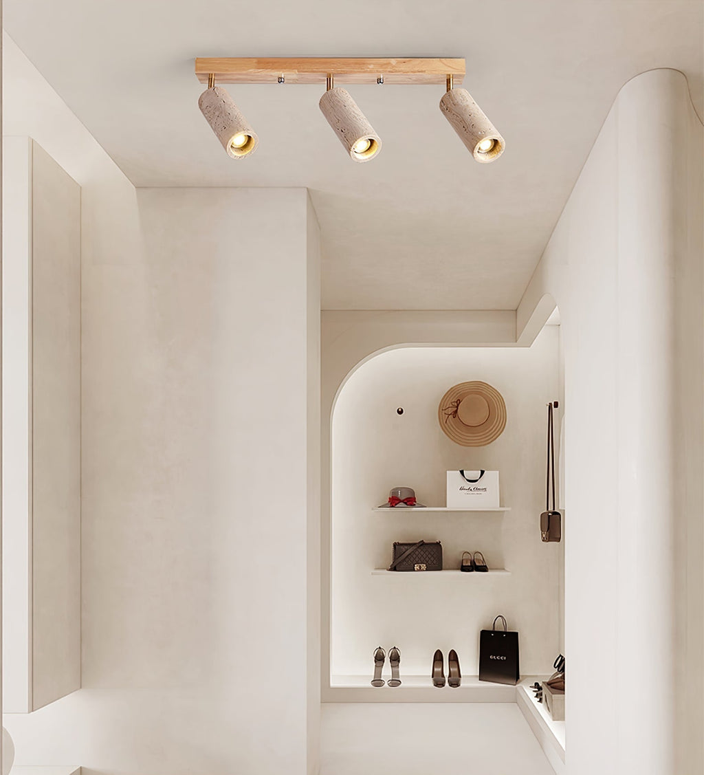 Zorrenden Travertine Track Light-Moonnatur