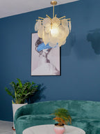 Briavelle Glass Chandelier-Moonnatur