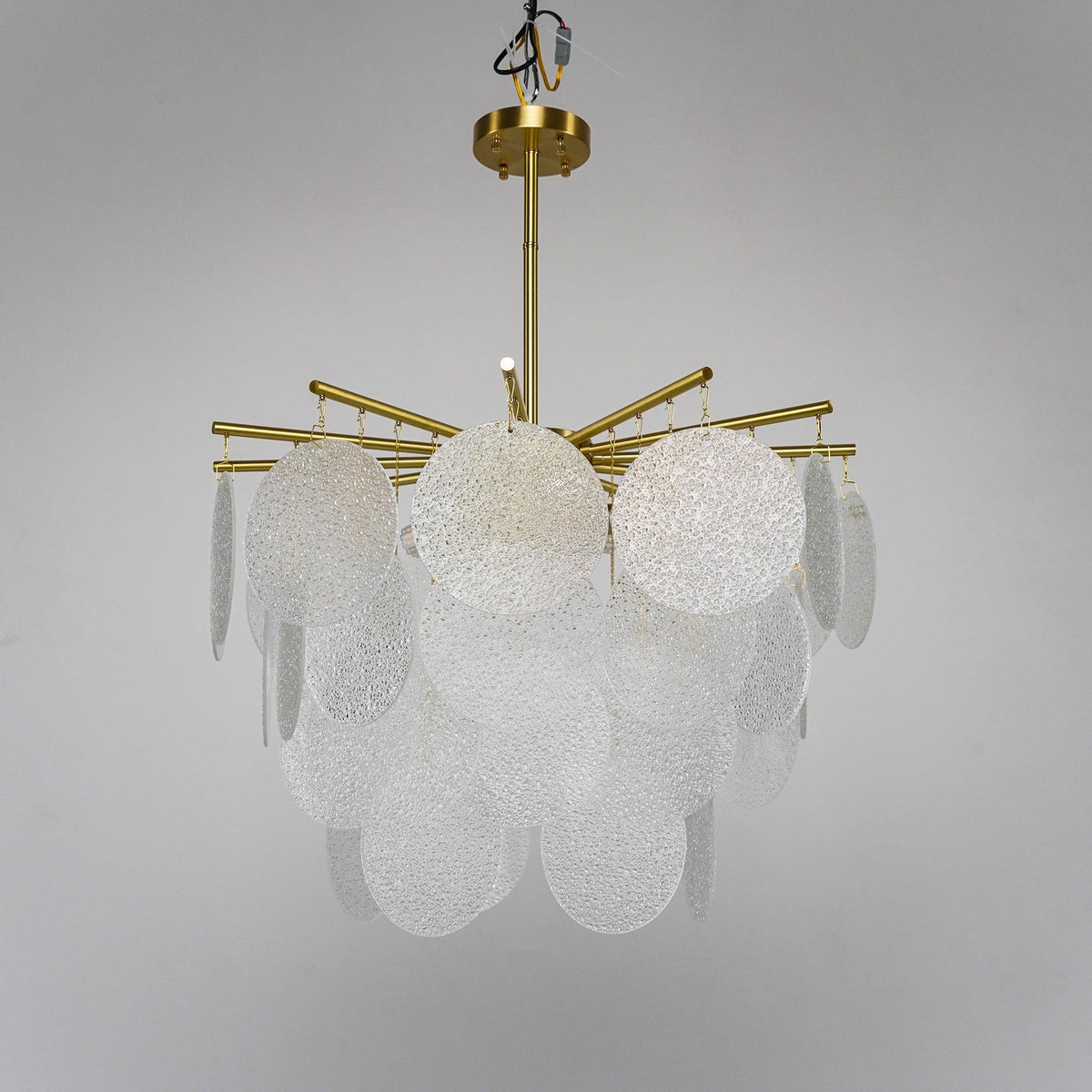 Briavelle Glass Chandelier-Moonnatur