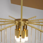 Briavelle Glass Chandelier-Moonnatur