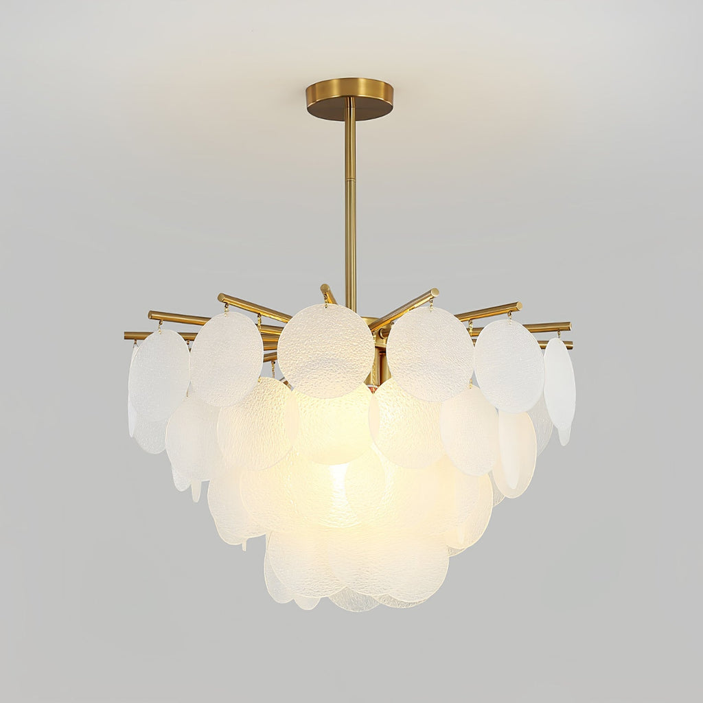 Briavelle Glass Chandelier-Moonnatur
