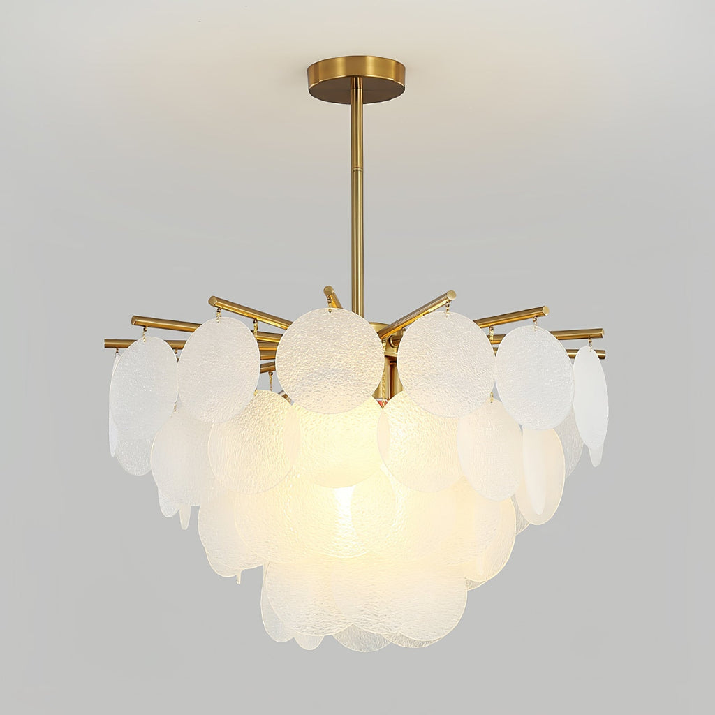 Briavelle Glass Chandelier-Moonnatur