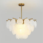 Briavelle Glass Chandelier-Moonnatur