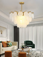 Briavelle Glass Chandelier-Moonnatur