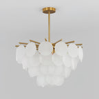 Briavelle Glass Chandelier-Moonnatur