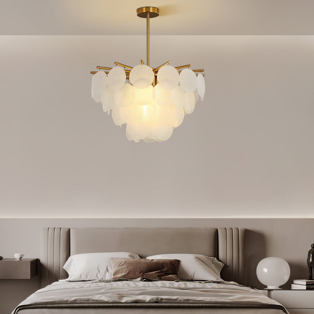 Briavelle Glass Chandelier-Moonnatur