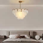 Briavelle Glass Chandelier-Moonnatur