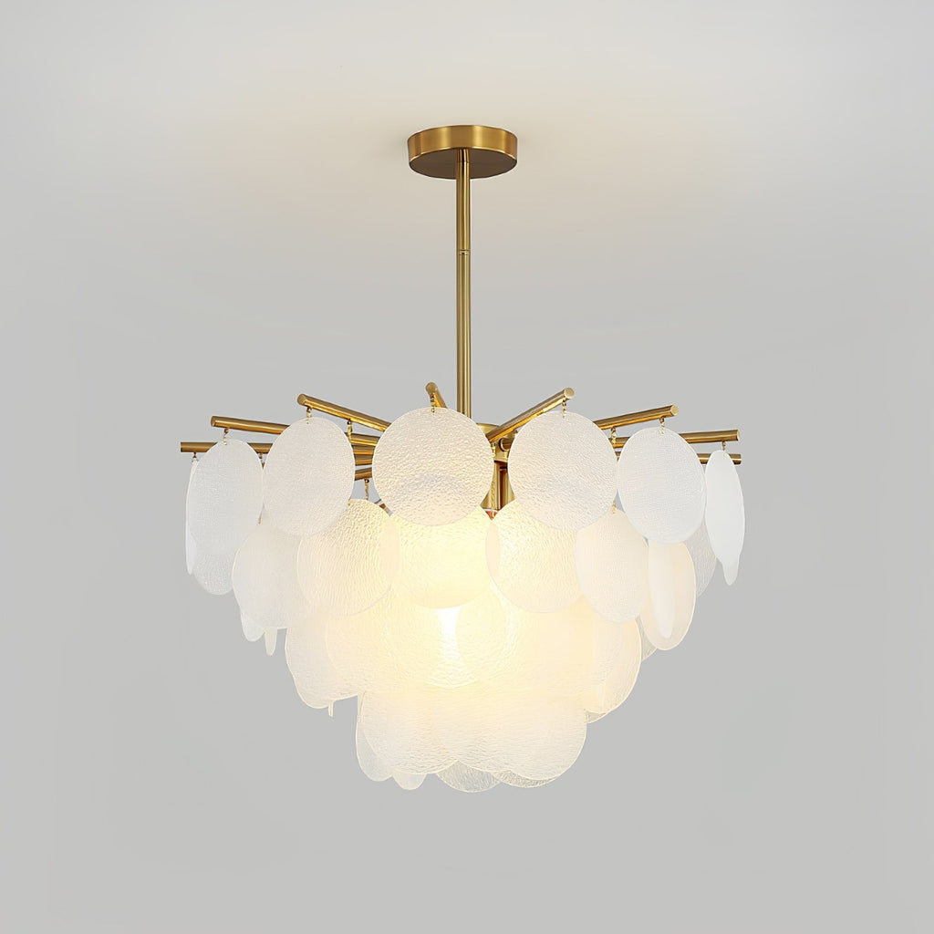 Briavelle Glass Chandelier-Moonnatur