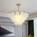Briavelle Glass Chandelier-Moonnatur