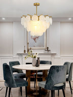 Briavelle Glass Chandelier-Moonnatur