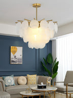 Briavelle Glass Chandelier-Moonnatur