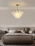 Briavelle Glass Chandelier-Moonnatur