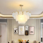 Briavelle Glass Chandelier-Moonnatur