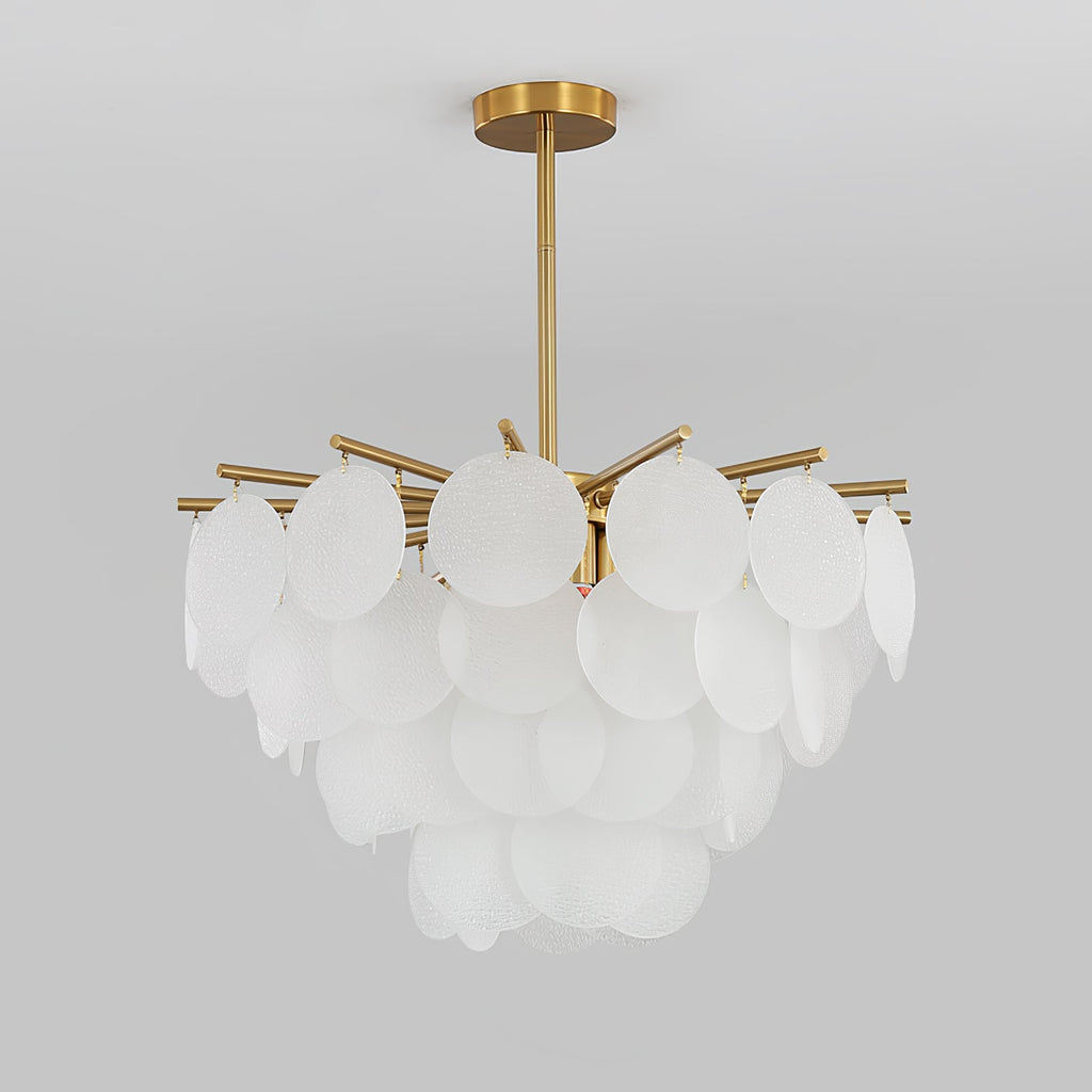 Briavelle Glass Chandelier-Moonnatur