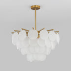 Briavelle Glass Chandelier-Moonnatur