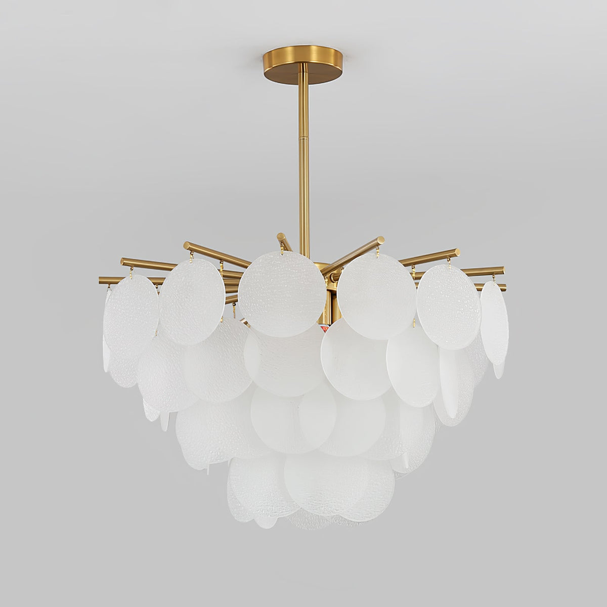 Briavelle Glass Chandelier-Moonnatur