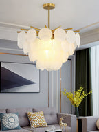 Briavelle Glass Chandelier-Moonnatur