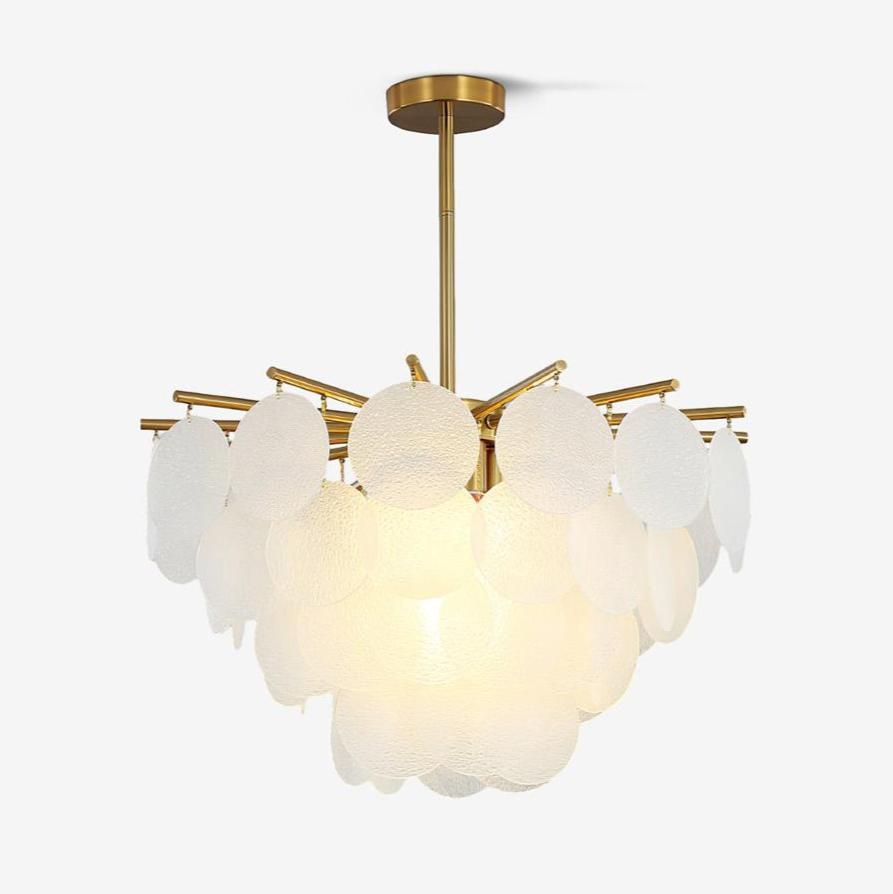 Briavelle Glass Chandelier-Moonnatur