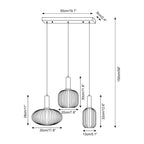Meldenaria Glass Pendant Light-Moonnatur