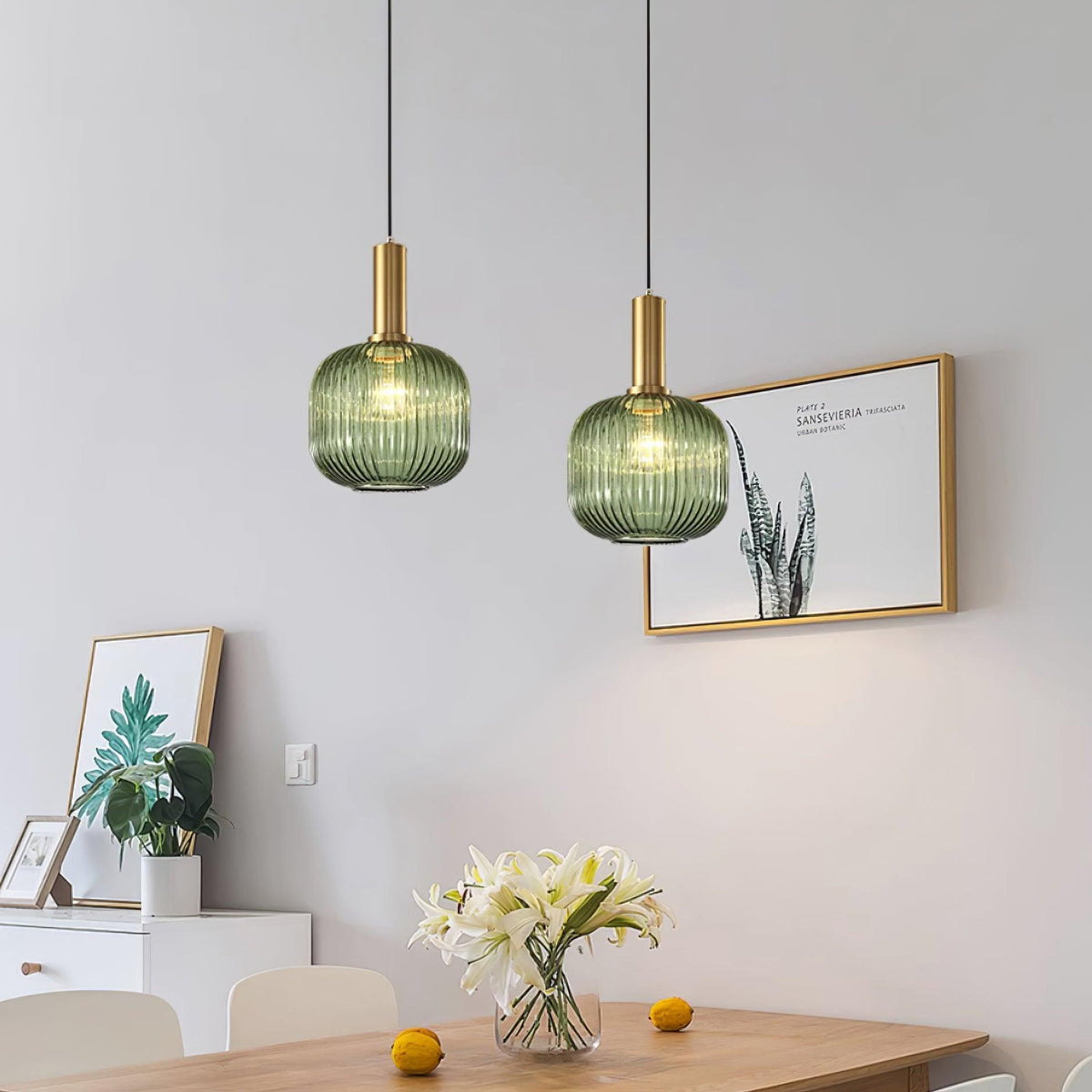 Meldenaria Glass Pendant Light-Moonnatur