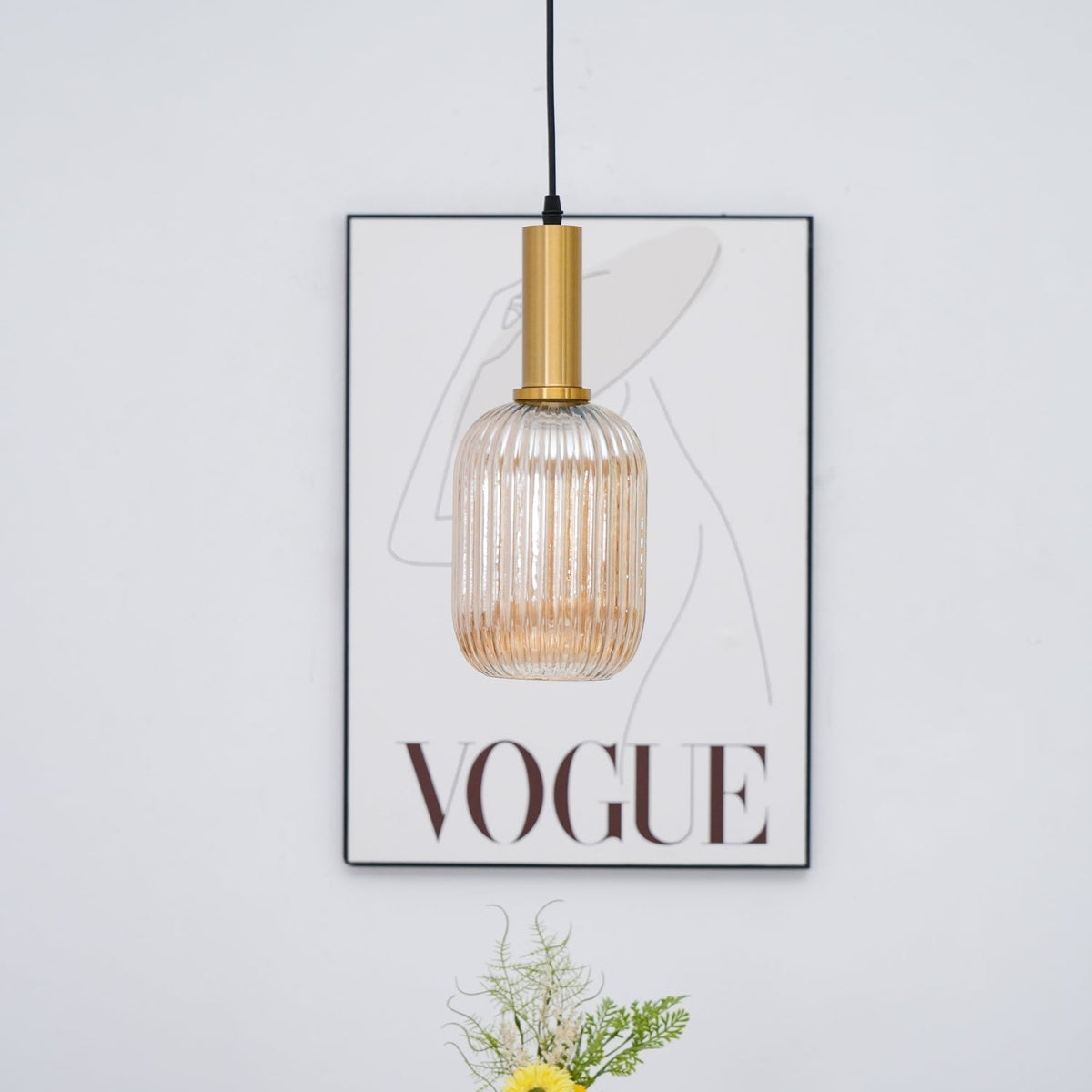 Meldenaria Glass Pendant Light-Moonnatur