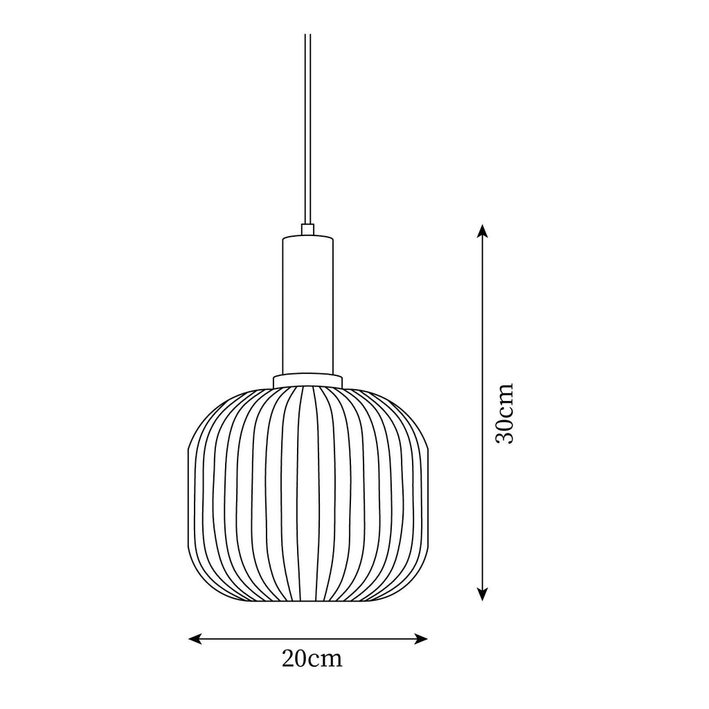 Meldenaria Glass Pendant Light-Moonnatur