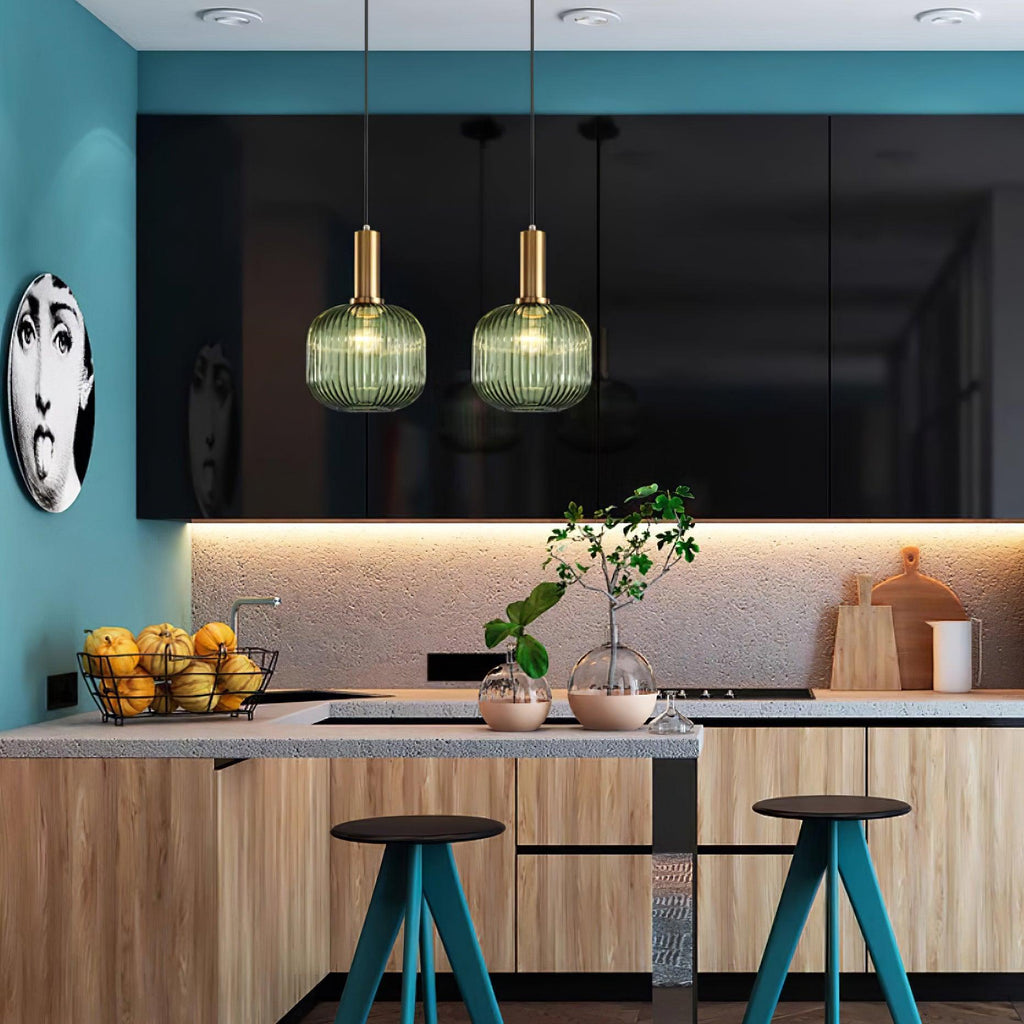 Meldenaria Glass Pendant Light-Moonnatur