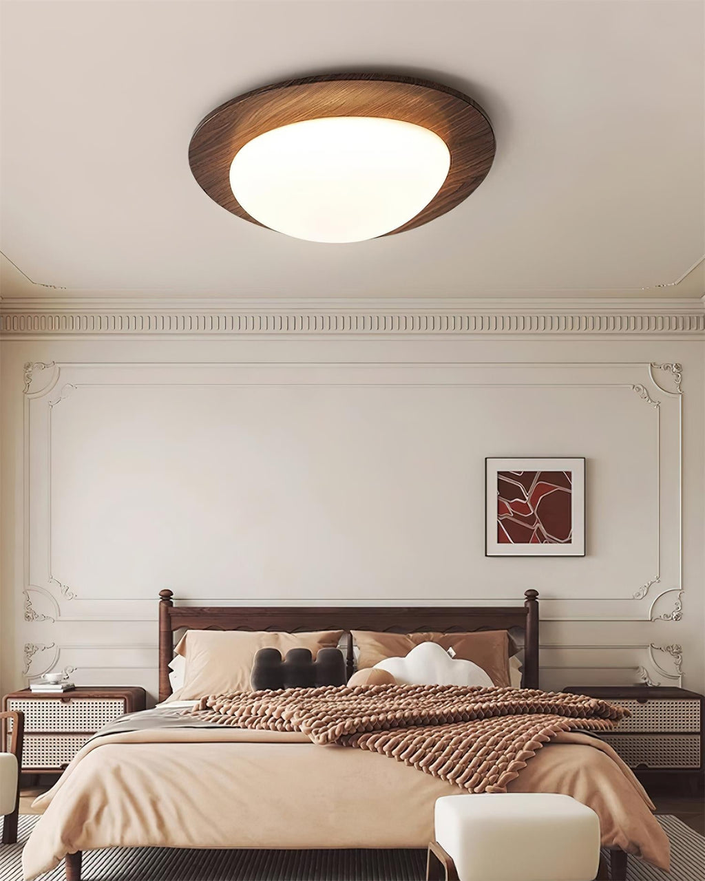 Kesterhill Wood Ceiling Light-Moonnatur