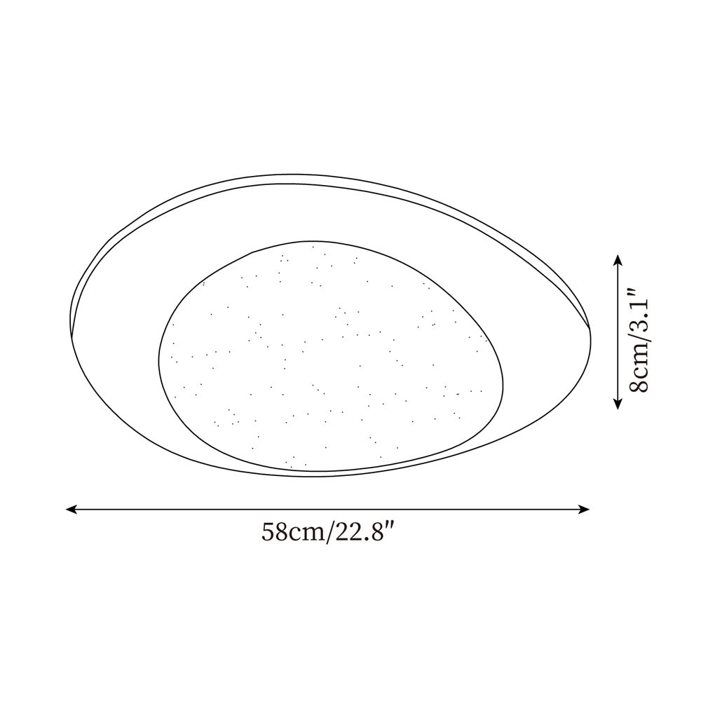 Kesterhill Wood Ceiling Light-Moonnatur