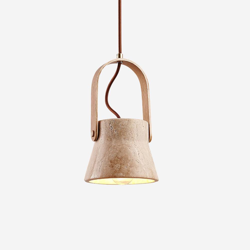 Langrenhill Travertine Pendant Light-Moonnatur