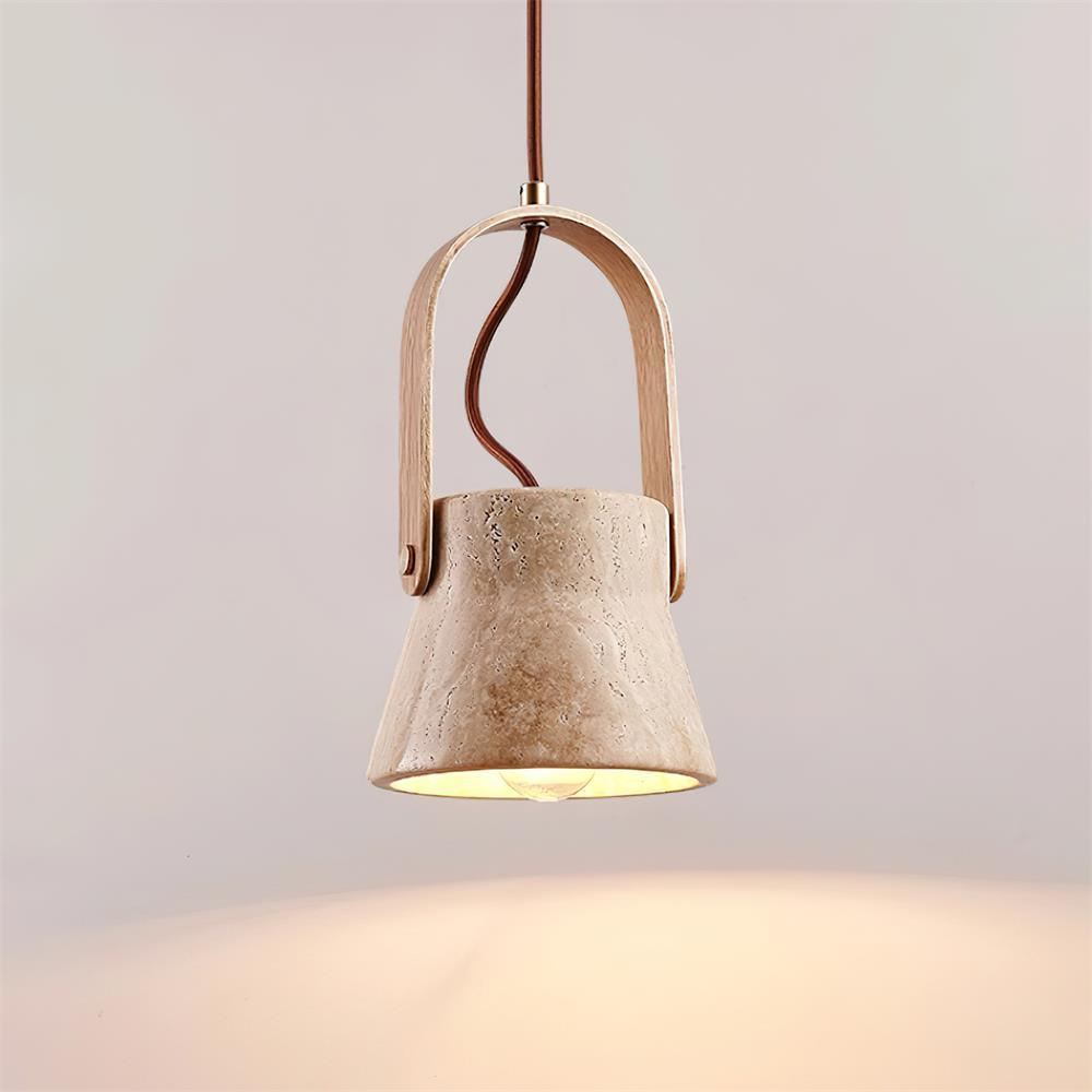 Langrenhill Travertine Pendant Light-Moonnatur