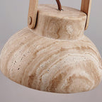 Langrenhill Travertine Pendant Light-Moonnatur