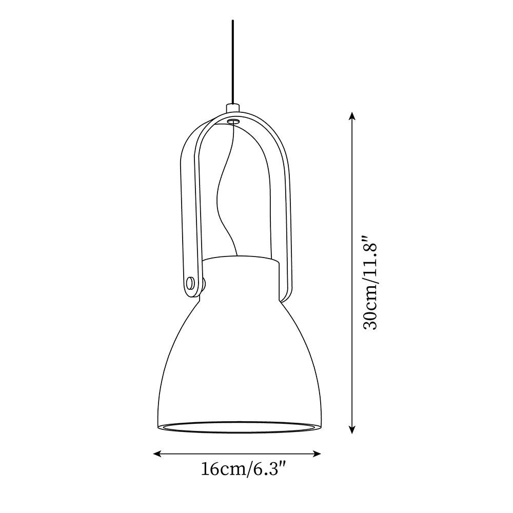 Langrenhill Travertine Pendant Light-Moonnatur