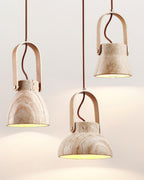 Langrenhill Travertine Pendant Light-Moonnatur