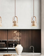 Langrenhill Travertine Pendant Light-Moonnatur