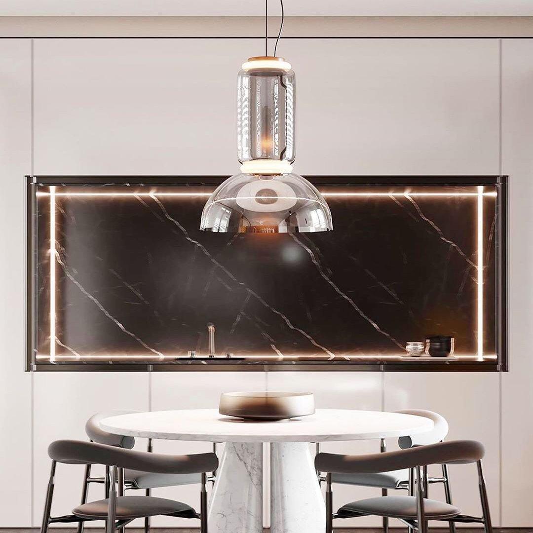 Noravel Glass Pendant Lamp-Moonnatur