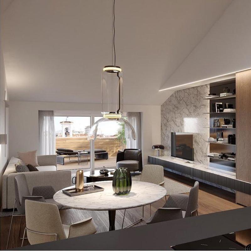 Noravel Glass Pendant Lamp-Moonnatur